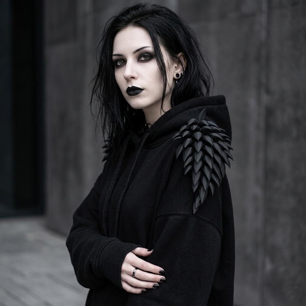 Dragon Cosplay Costume - Wearable Dragon Scale Armor for Goth Outfit