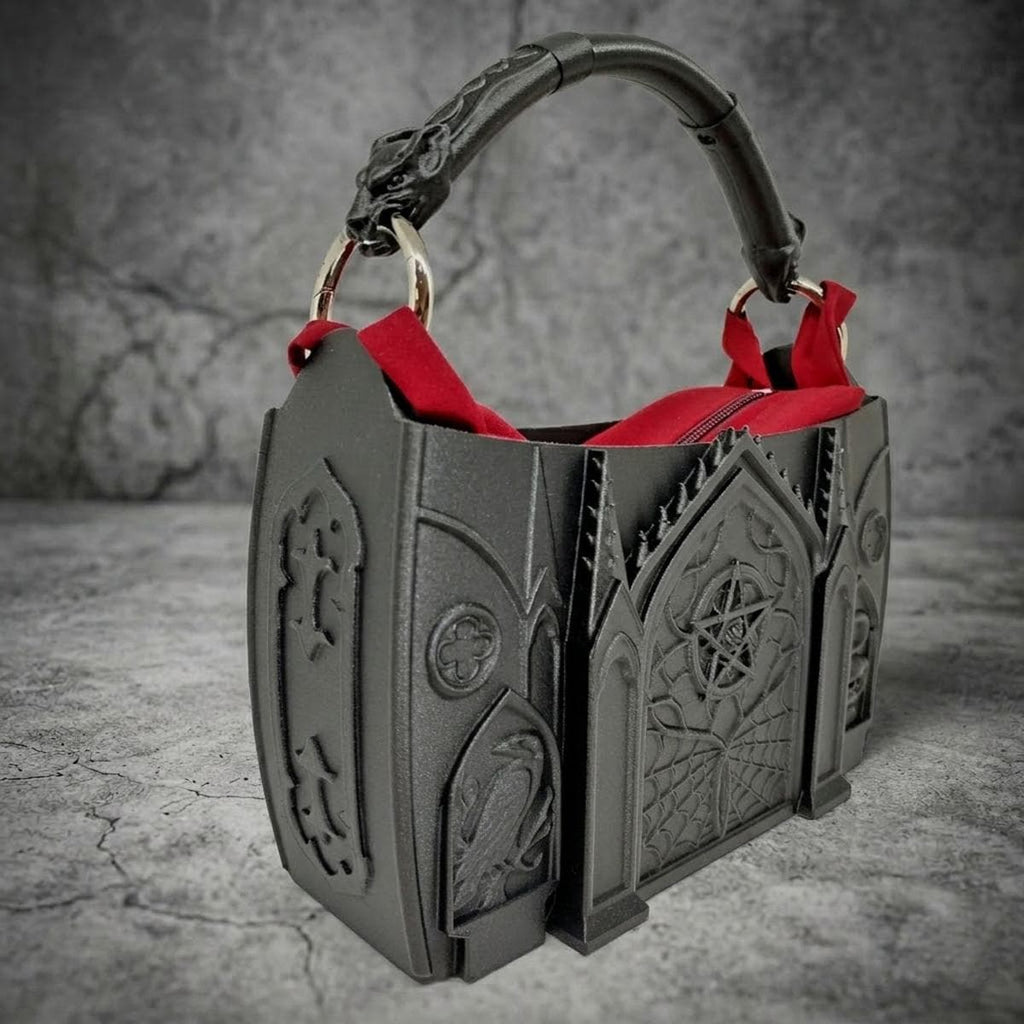 Macabre Bag - Gothic Architecture Purse - Witchy Handbag